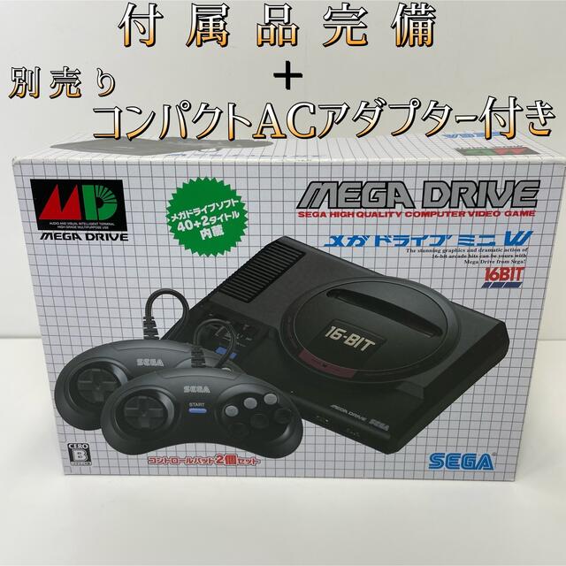 SEGA メガドライブ ミニW コントローラーパッド×２ 本体 ゲーム機 ...