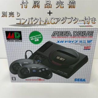 SEGA - SEGA メガドライブ ミニW コントローラーパッド×２ 本体 ゲーム