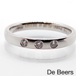 デビアス(DE BEERS)の新品仕上げ済 De Beers デビアス ダイヤ リング ジュウル（神楽坂宝石(リング(指輪))
