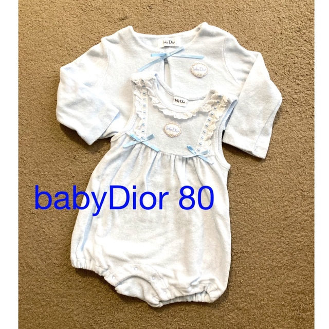 美品！限定値下げ！baby dior ロンパース