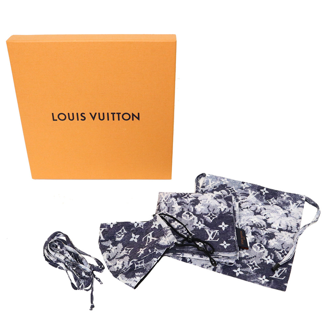 ルイ ヴィトン LOUIS VUITTON コットン セット マスク バンダナ モノグラム タペストリー 3点セット ポーチ MP2886 箱付（新品・未使用品）注意事項