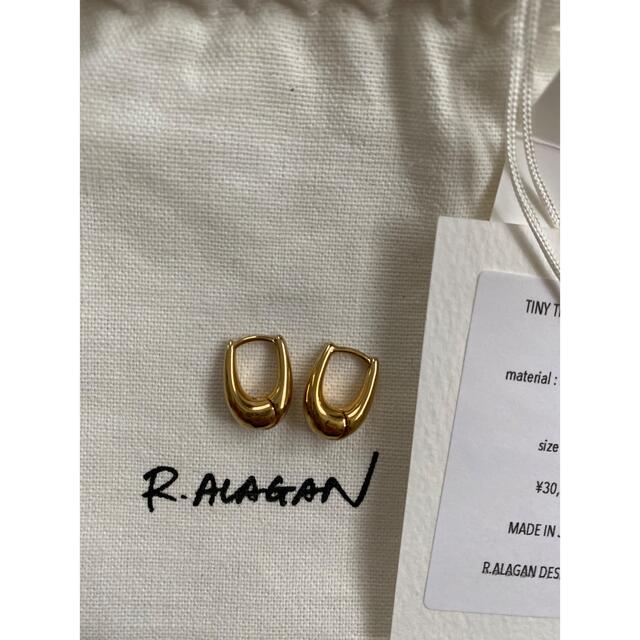 なっており】 ララガン PUFFY HOOP EARRING ゴールドの通販 by mememe