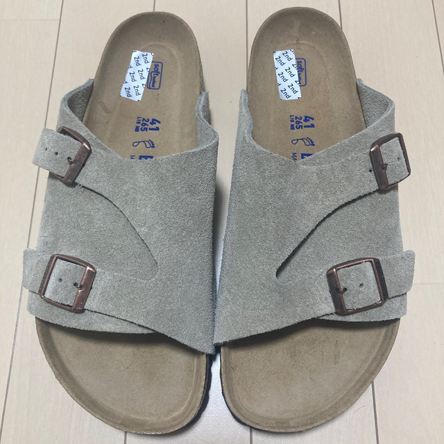 【美品】希少　BIRKENSTOCK チューリッヒ　トープ　ネイビー　38