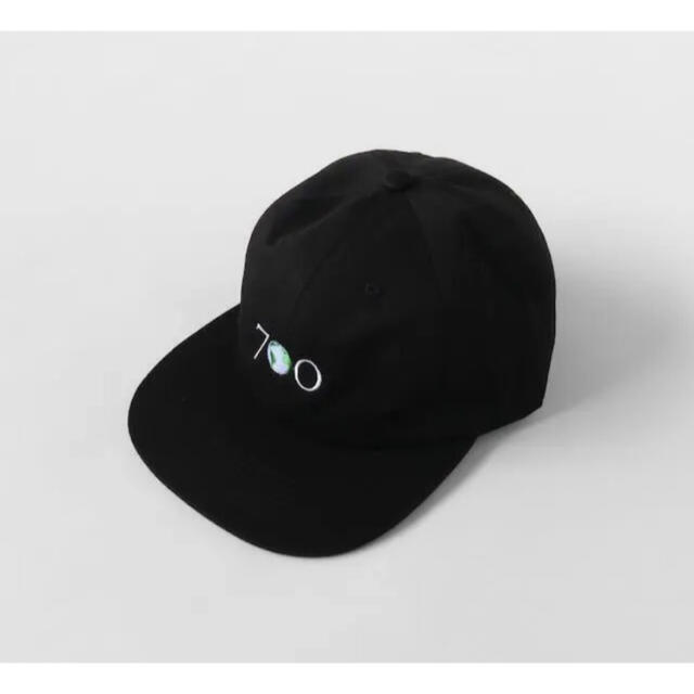 700FILL Earth Logo 6panel Cap - Black