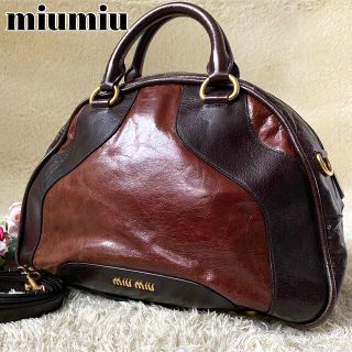 ミュウミュウ 革 バッグ（ブラウン/茶色系）の通販 75点 | miumiuの