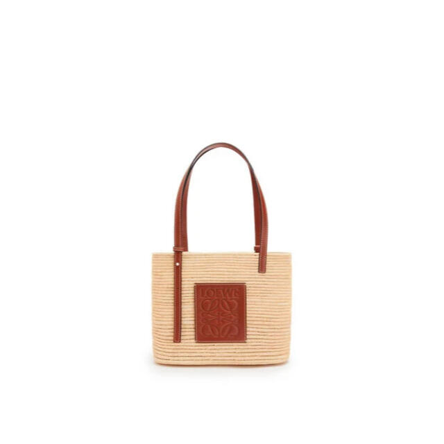 新しい到着 【専用出品】LOEWE スクエアバスケットバッグスモール かご