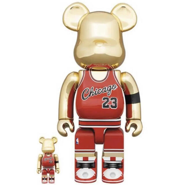 BE@RBRICK(ベアブリック)のベアブリック マイケル ジョーダン 1985 ROOKIE 100% 400% エンタメ/ホビーのフィギュア(スポーツ)の商品写真