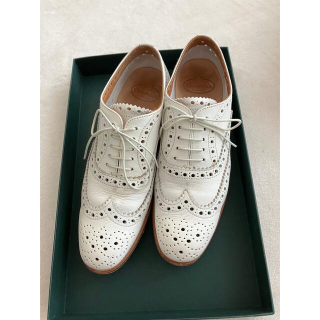 Church's - churchホワイトレースアップシューズ サイズ35 1/2の通販