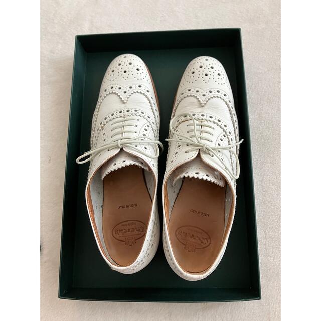 Church's - churchホワイトレースアップシューズ サイズ35 1/2の通販
