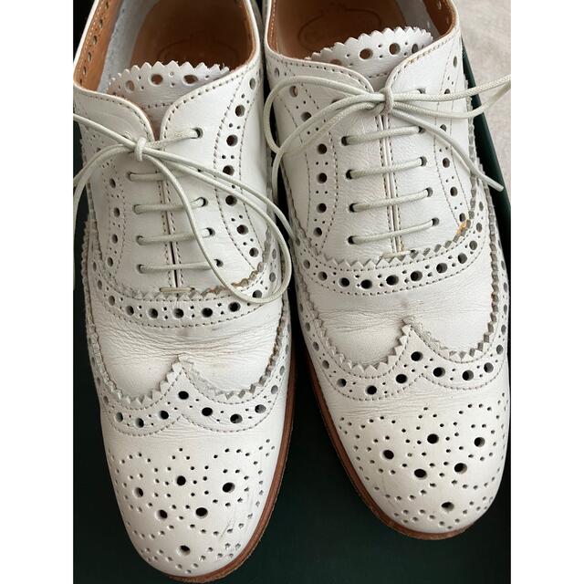 Church's - churchホワイトレースアップシューズ サイズ35 1/2の通販