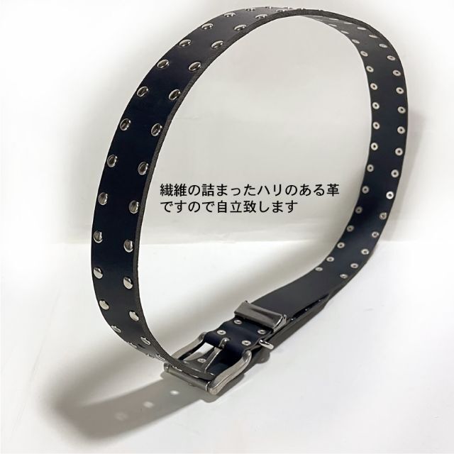 姫路レザー 35mm幅 新品 日本製 牛革 ローラー バックル ベルト BK