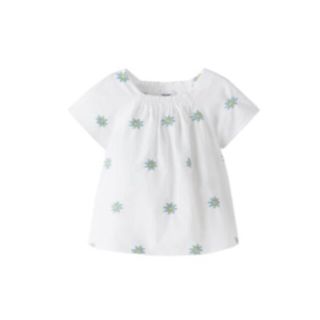 ザラキッズ(ZARA KIDS)の週末限定価格！【ZARA KIDS】エンブロイダリーデイジーブラウス(ブラウス)