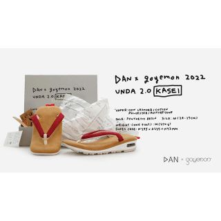 アイランドスリッパ(ISLAND SLIPPER)の新品　DAN × goyemon 22SSモデル　unda-雲駄(サンダル)