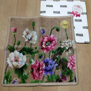 FEILER - フェイラー 花柄 タオルハンカチ 新品