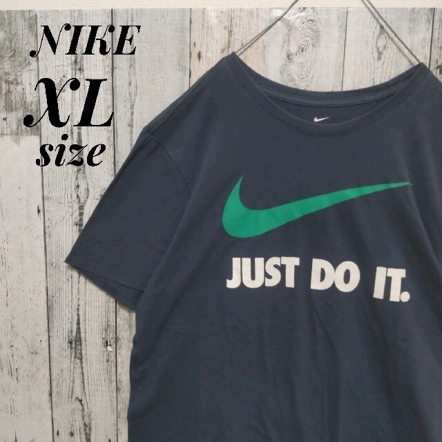 NIKE(ナイキ)の【希少カラー】NIKE ナイキ ビッグロゴプリント Tシャツ アースカラー メンズのトップス(Tシャツ/カットソー(半袖/袖なし))の商品写真