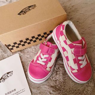 ヴァンズ(VANS)のVANS・スニーカー・シューズ・15cm(9US、24EUR)ピンク(スニーカー)