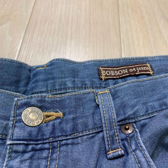 即発送 BOBSON 04jeans ジーンズ デニム ワイド パンツ ズボン