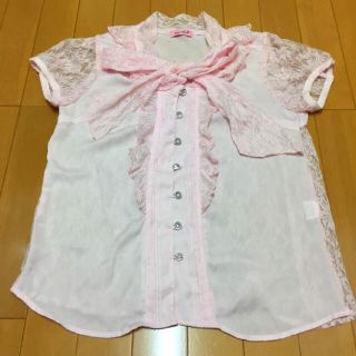 マーズ(MA＊RS)の１度着用のみ♡バッグレース♡セクシーブラウス(シャツ/ブラウス(半袖/袖なし))