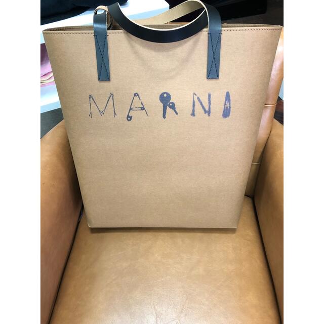 新品未使用　マルニ　marni トートバッグ　レザートートバッグ