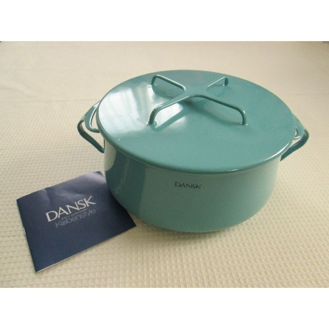 DANSK ダンスク 鍋23cm/4L お皿 ターコイズ DANSK ダンスク 鍋23cm/4L お皿 ターコイズ