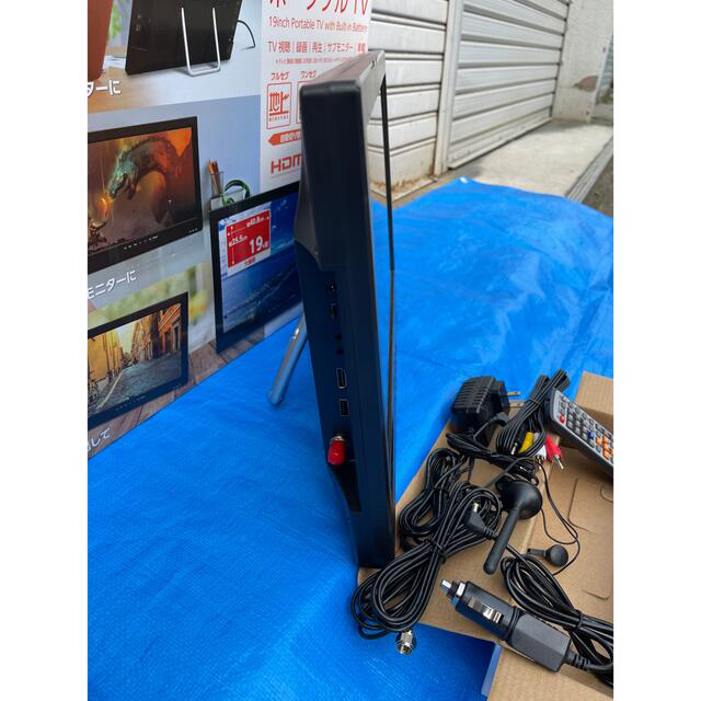 19v型 バッテリー内蔵ポータブルTV TV-190-BKの通販 by oppi's shop