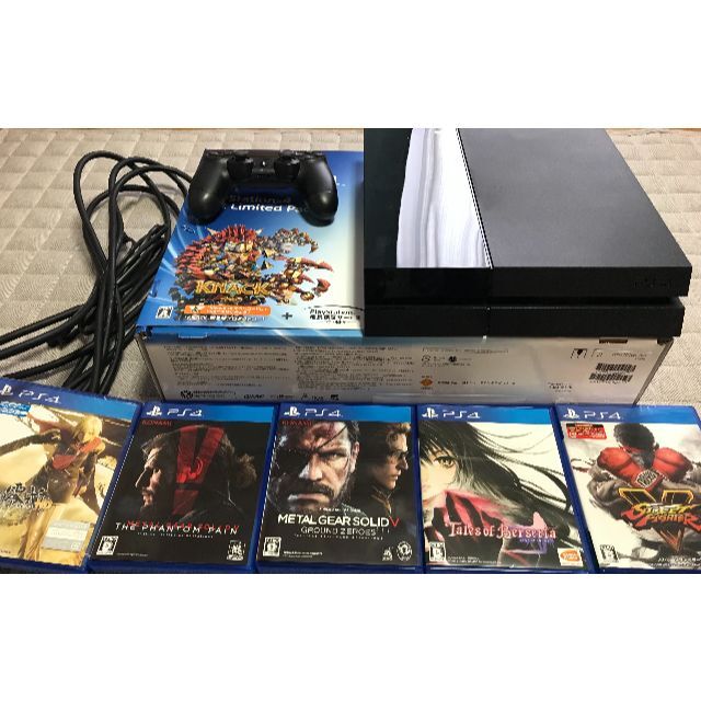 ソフト5本付/SSD500G]PS4 (CUHJ-10000) - 家庭用ゲーム機本体