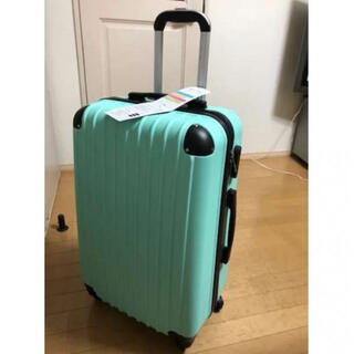 スーツケース キャリーケース Mサイズ  ライトグリーン(スーツケース/キャリーバッグ)