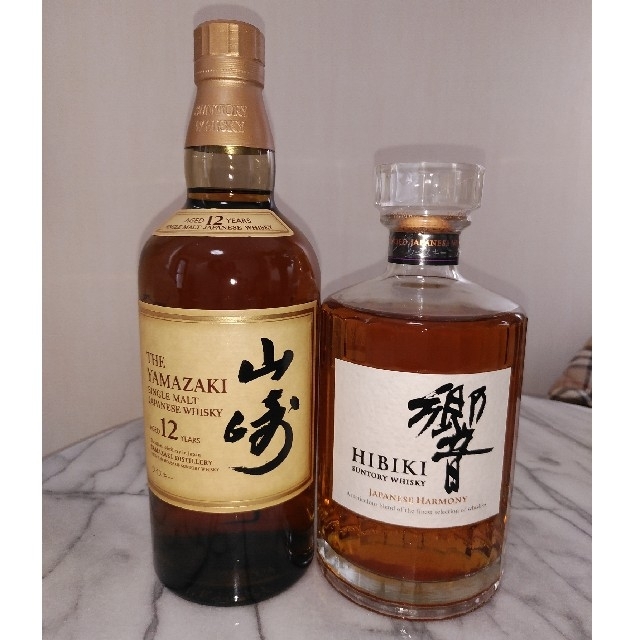 サントリー 山崎12年&響ジャパニーズハーモニー 700ml - ウイスキー