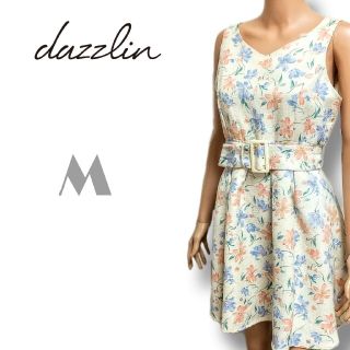 ダズリン(dazzlin)の花柄ワンピース(ミニワンピース)