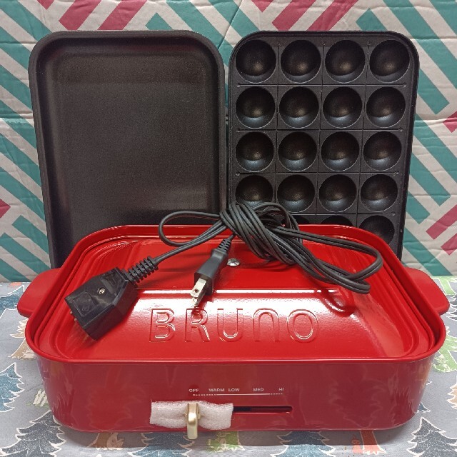 BRUNOブルーノコンパクト ホットプレート スマホ/家電/カメラの調理家電(調理機器)の商品写真