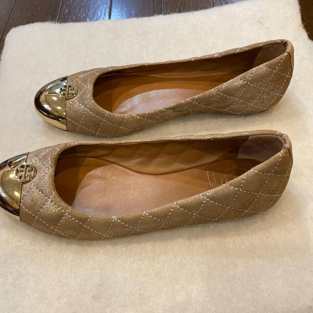 Tory Burch 婦人靴 フラットシューズ ゴールド 2