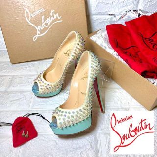 【美品】Christian Louboutin オーロラスパイク　パンプス　完売