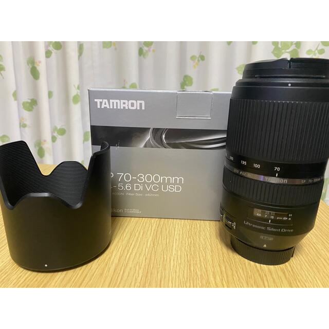 TAMRON(タムロン)のTAMRON レンズ ニコン用 SP70-300F4-5.6 DI VC USD スマホ/家電/カメラのカメラ(レンズ(ズーム))の商品写真