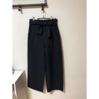 ヴィス(ViS)のVIS ウエストリボン　ワイドパンツ(カジュアルパンツ)