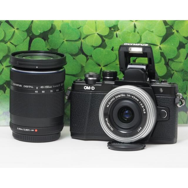 人気商品の OLYMPUS - ダブルレンズ II Mark E-M10 【美品】Wi-Fi&