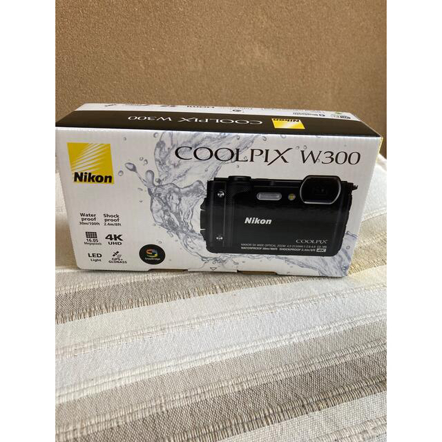 Nikon デジタルカメラ COOLPIX W W300 BLACK 新品未開封