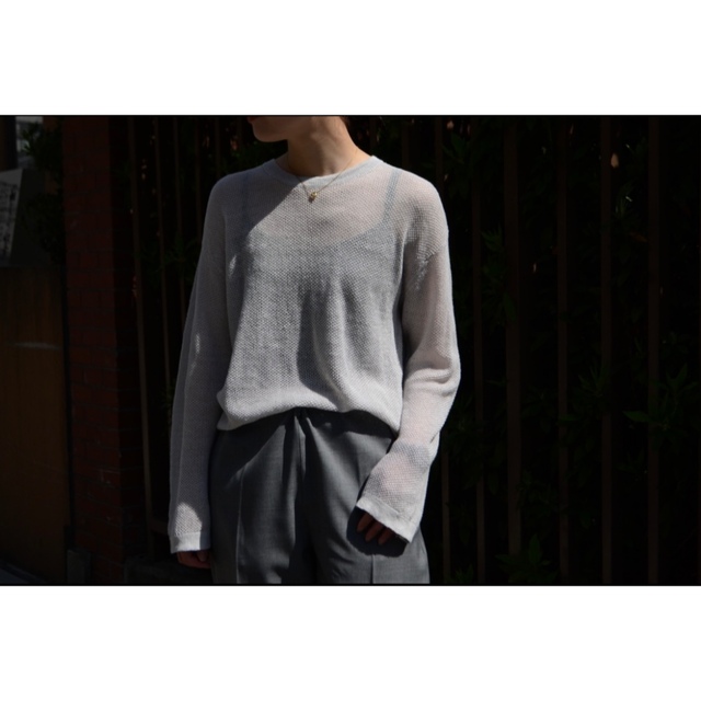 seya. セヤ Komorebi Sweater シアーニット セーター