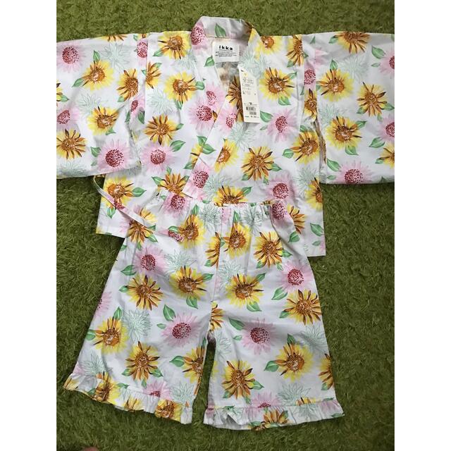 ikka - 浴衣 甚平 女の子 130センチ 新品の通販 by ミルうさぎshop