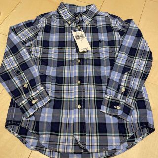 ラルフローレン(Ralph Lauren)の新品タグ付き　ラルフローレン　チェックシャツ115(ブラウス)