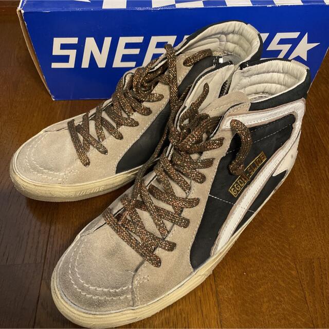 値下げしました!新品未使用 ゴールデングース ハイカット ラメ紐 40
