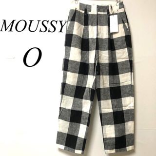 マウジー(moussy)の【タグ付き新品】MOUSSY カジュアルチェックパンツ Oサイズ(カジュアルパンツ)