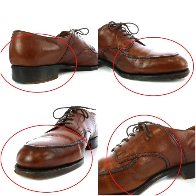 EDWARD GREEN(エドワードグリーン)のエドワードグリーン 旧工場製 ビジネスシューズ Uチップ 6.5E 茶色 メンズの靴/シューズ(ドレス/ビジネス)の商品写真