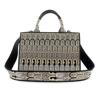 フルラ(Furla)のフルラ FURLA ジャガード ハンドバッグ ショルダーバッグ マルチカラー(ハンドバッグ)