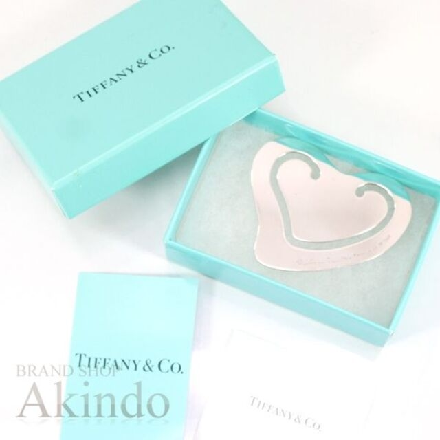 ティファニー ブックマーク 栞 しおり ハート エルサ・ペレッティ シルバー925 箱 おしゃれ TIFFANY＆Co. 読書