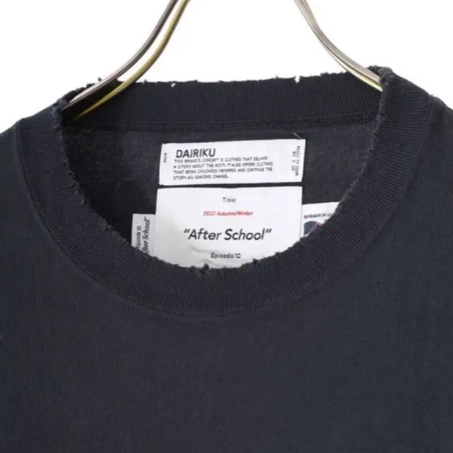 DAIRIKU 22aw SCHOOL 刺繍Tシャツ 新品未使用 メンズのトップス(Tシャツ/カットソー(七分/長袖))の商品写真