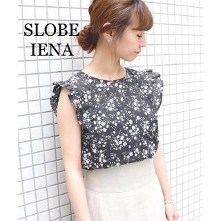 スローブイエナ(SLOBE IENA)のSLOBE IENA 小花柄フリルスリーブブラウス(シャツ/ブラウス(半袖/袖なし))