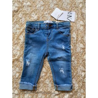 ザラキッズ(ZARA KIDS)のZARA 12-18month 86cm スリムデニムパンツ未着用(パンツ)