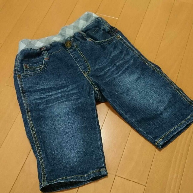 デニム ショート パンツ 130㎝ キッズ/ベビー/マタニティのキッズ服男の子用(90cm~)(パンツ/スパッツ)の商品写真