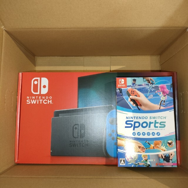 Nintendo Switch(ニンテンドースイッチ)のNintendo switch本体  switch sports エンタメ/ホビーのゲームソフト/ゲーム機本体(家庭用ゲーム機本体)の商品写真