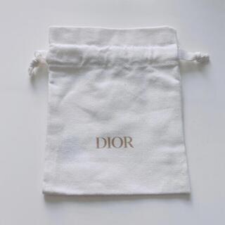 Dior - ディオール　巾着　ホワイト　ノベルティ